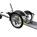Afbeelding van Velo Plus Basis, rolstoeltransportfietsr, Van Raam, inclusief verlichting, slot, bel en parkeerrem
