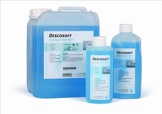 Vloeistoffen, Waslotion, Descosoft, Dr.Schumacher, pH neutraal, frisse geur, 