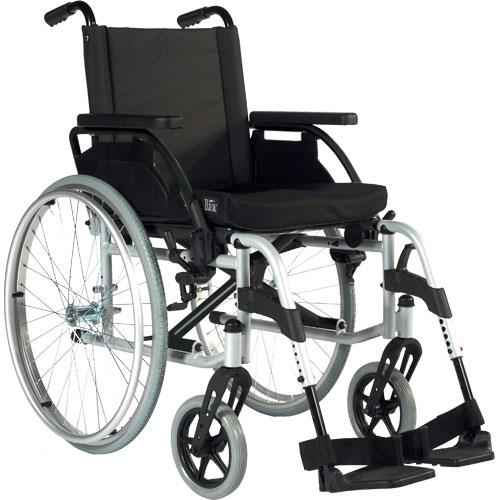 Standaard Rolstoel, Breezy Unix, Met Begeleiders Rem, Sunrise Medical, ISO 7176-19