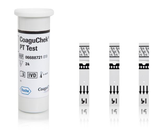 Coaguchek teststrips, geschikt voor Coaguchek Pro II,  Roche