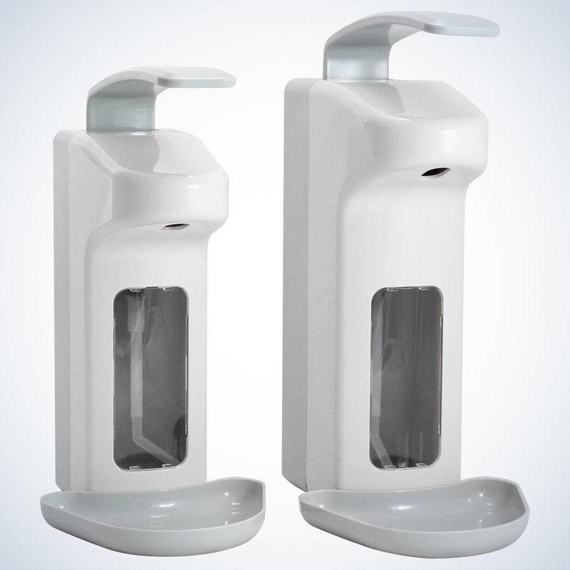 Wanddispenser, hand desinfectie, kunststof, geschikt voor Eurofles