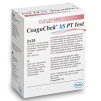 Coaguchek teststrips, INR stollingstijd, geschikt voor Coaguchek XS en plus, Roche Coaguchek teststrips, INR stollingstijd, geschikt voor Coaguchek XS en plus, Roche