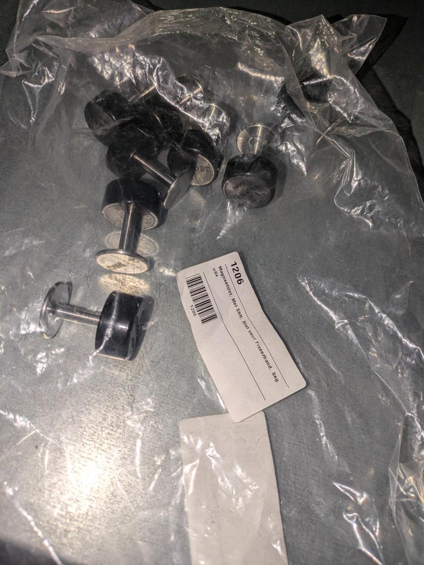 Magneetslot, Segufix, zwart, voor fixeerband