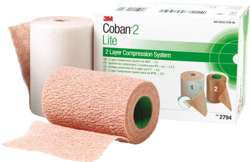 Compressie Set, Coban Lite, Latexvrij, 2 Laags Compressiesysteem, 3M