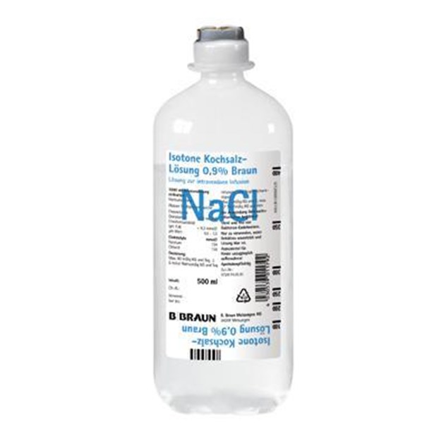 Infuus Vloeistof, Natriumchloride, NaCl 0.9%, BBraun
