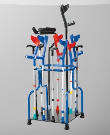 Standaard voor Elleboogkrukken, Geschikt voor 12 Stuk