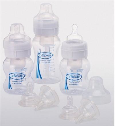 Baby, Fles, Dr. Brown, Starters Kit, Brede hals Vivas Medica B.V.