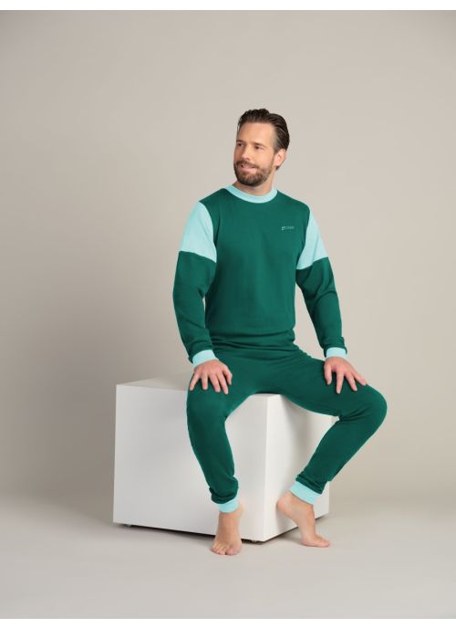 Patientenoverall, Hansop, Tricot, Lange Mouw, Lange Pijp, Rugritssluiting, 4Care