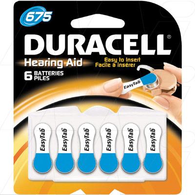 Batterijen, Duracell 675, Hoortoestel
