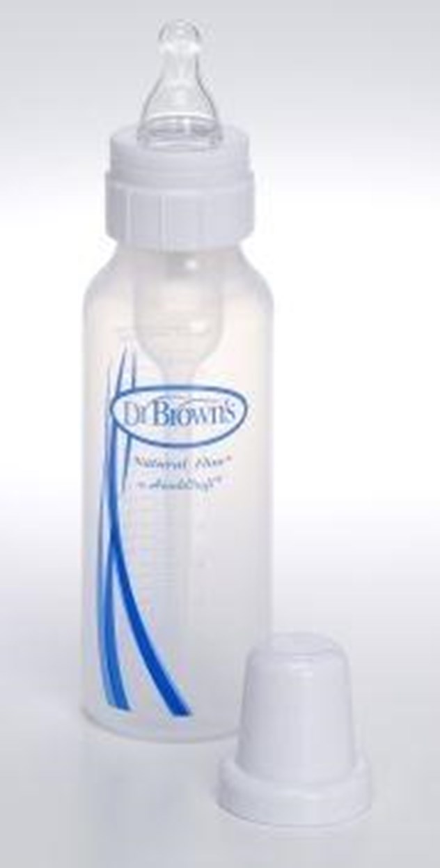 Baby, Fles, Dr. Brown, Smalle hals, BPA vrij, inhoud: 250 ml