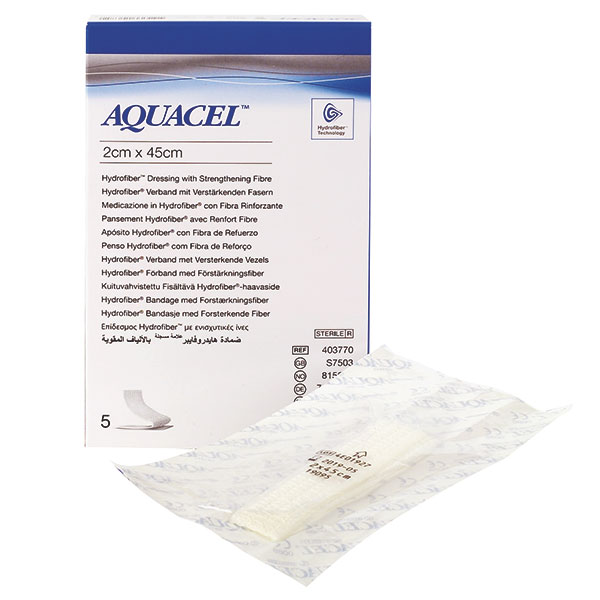 Verband, Aquacel, Versterkende Vezels, Hydrofiber, Steriel, Convatec