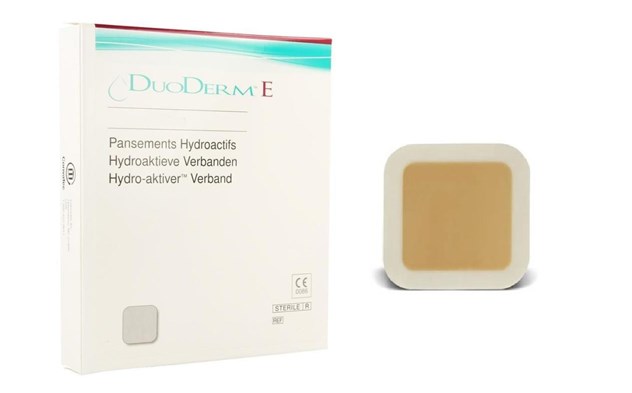 Hydrocolloidverband, Duoderm E, Adhesive, Steriel, Convatec