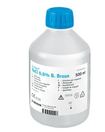 *Spoelvloeistof, Nacl 0,9%, Ecoflac, BBraun