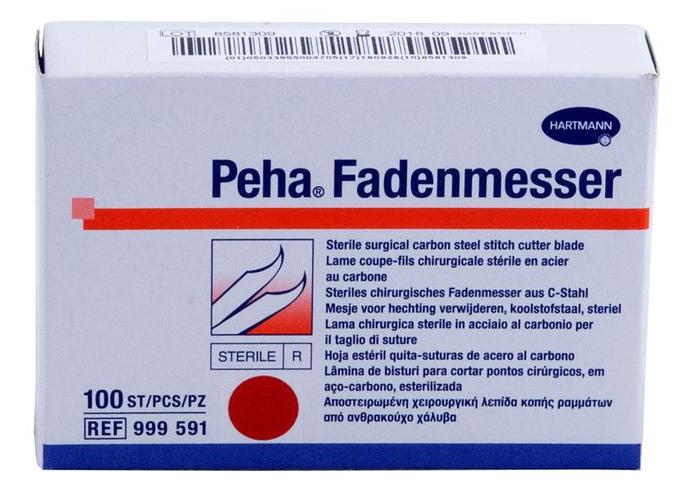 Disposable, Scalpel, Carbonstaal, Hartmann
