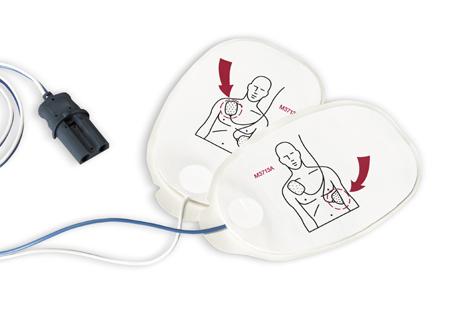 AED Pad, elektrode, volwassene, Philips
