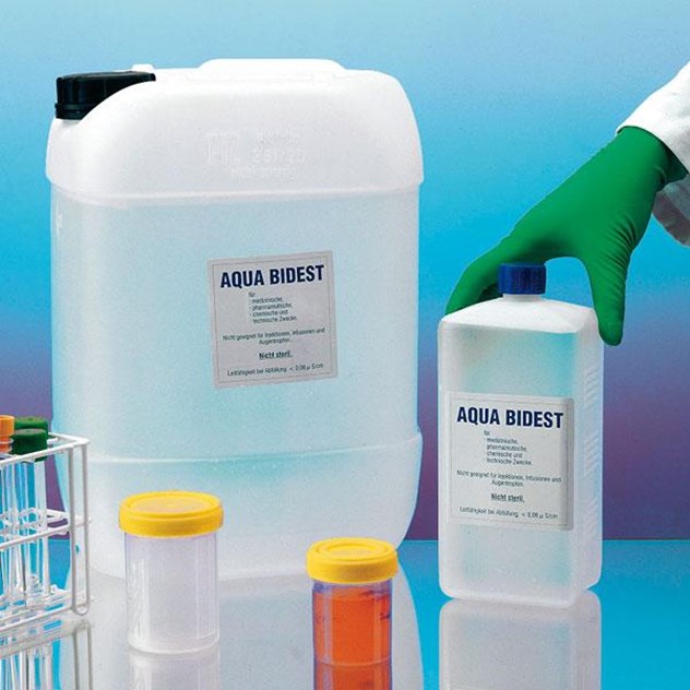 Laboratorium Vloeistof, Aqua Bidest, Onsteriel, Meervoudig Gedestileerd Water