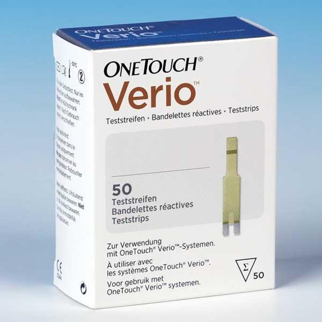 Glucose Teststrip, One Touch Verio, Lifescan