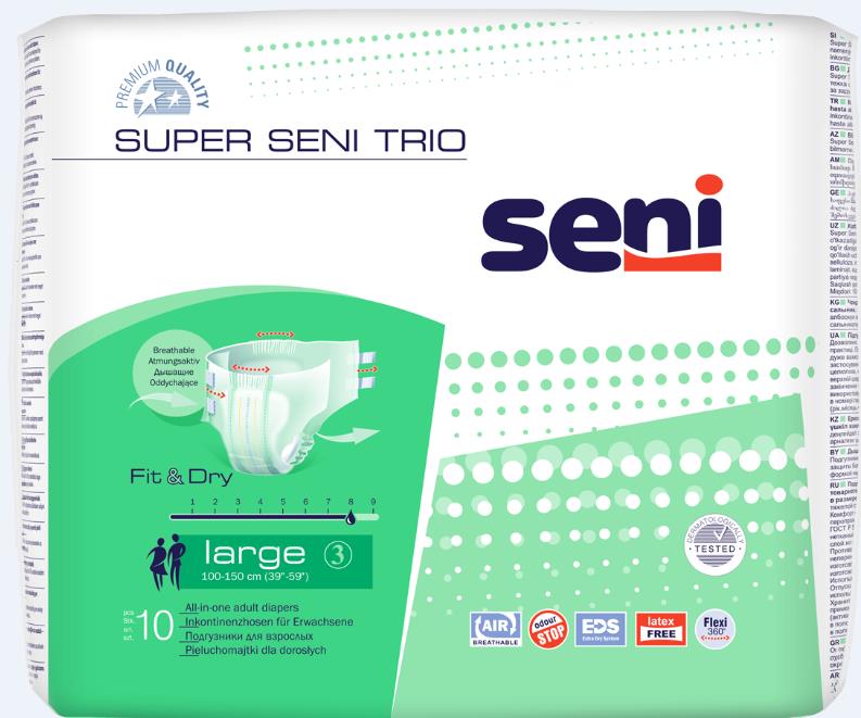 * Seni, Incontinentieslips, Super Trio, Large