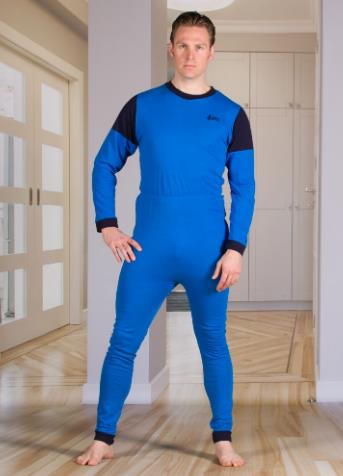 *Patientenoverall, Hansop, Jersey, Lange Mouw + Lange Pijp, 4Care