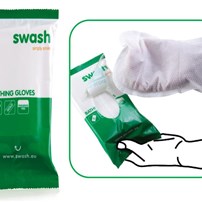 Disposable washandje, Swash gold gloves, parfumvrij, Arion, (5-pack) Disposable washandje, Swash gold gloves, parfumvrij, Arion, (5-pack)