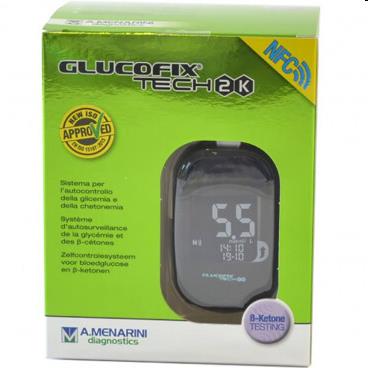 Glucosemeter,  Menarini,  Glucofix Tech 2K, Startset