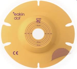 Ileostoma, 2 Delig, Stomaplak, soft convex, Eakin