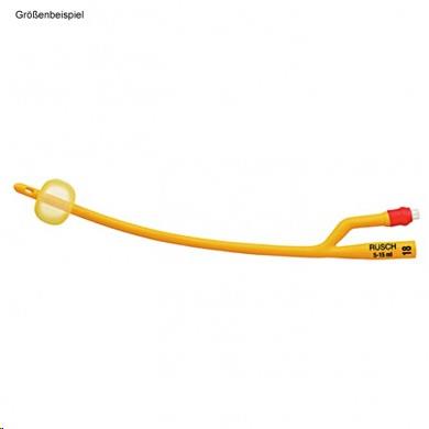 Verblijf catheter, latex gold, Nelaton, Rusch