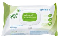 Oppervlakten Desinfectie, Mikrozid Universal Wipes, Green Line, Schuelke
