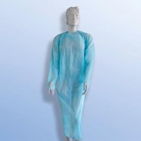 Disposables, Halterschort, CPE, voorzien van lange mouw Disposables, Halterschort, CPE, voorzien van lange mouw