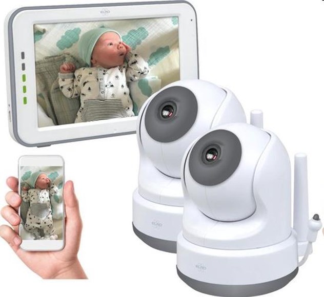 Beveiligingscamera, Babyfoon Royale, BC3000, met extra camera, Elro