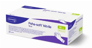 Handschoenen, Peha Soft Nitrile Blue, onderzoekshandschoen, Hartmann