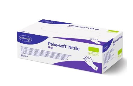 Handschoenen, Peha Soft Nitrile Blue, onderzoekshandschoen, Hartmann