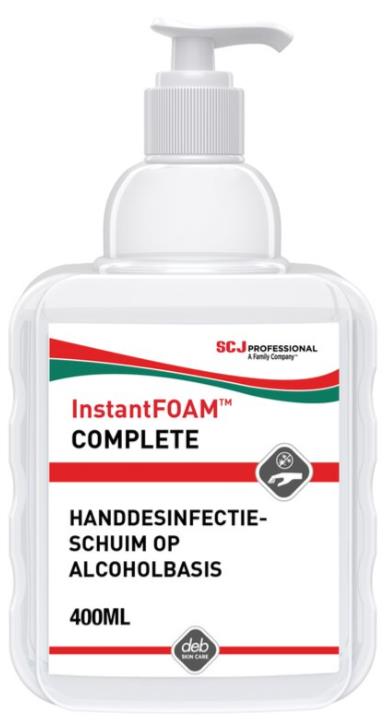 Hand Desinfectie, InstantFOAM COMPLETE, SC Johnson