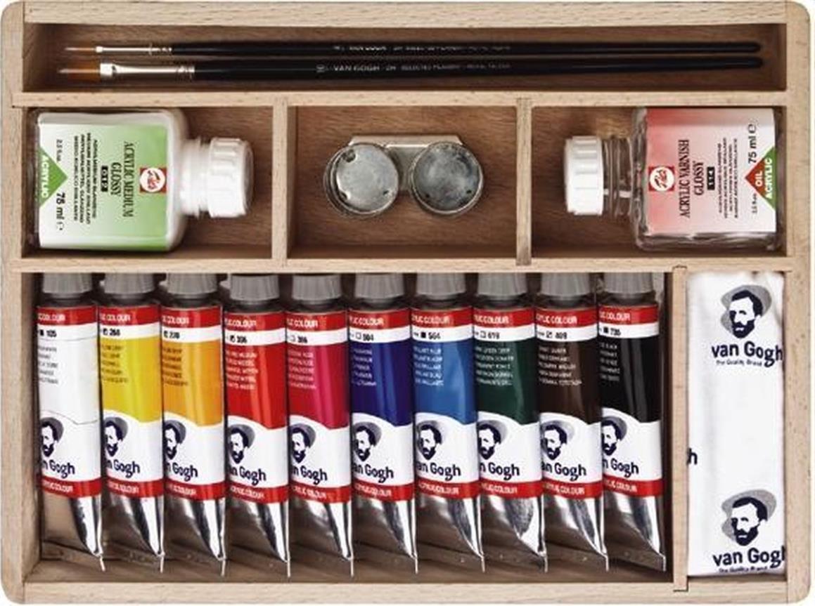 Educatief, Verf, Acrylverf kist, Van Gogh
