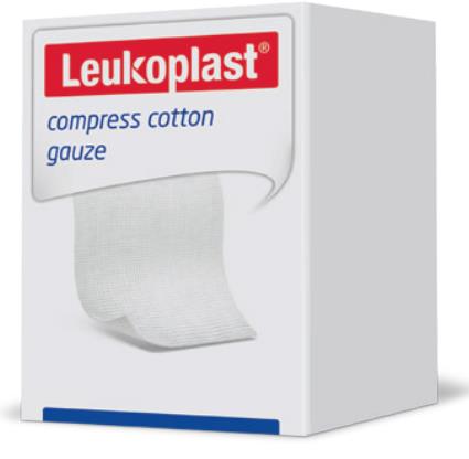 Non Woven Gaasje, Compress Cotton Gauze, Leukoplast, Steriel, 12 Laags, BSN