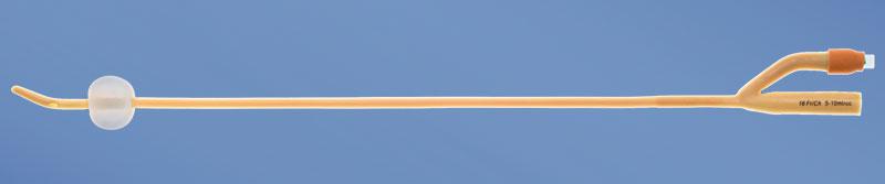 Verblijf catheter, Tiemann, gesiliconiseerd latex