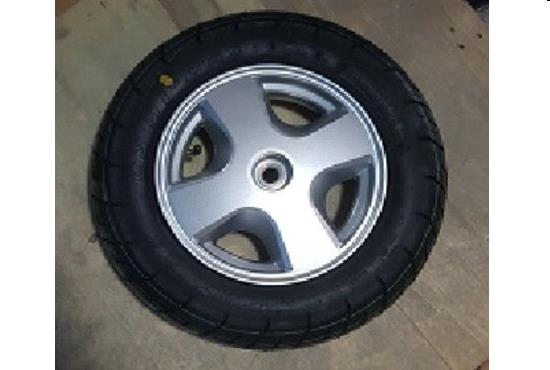 Compleet achterwiel rechts, Breeze S, Afikim