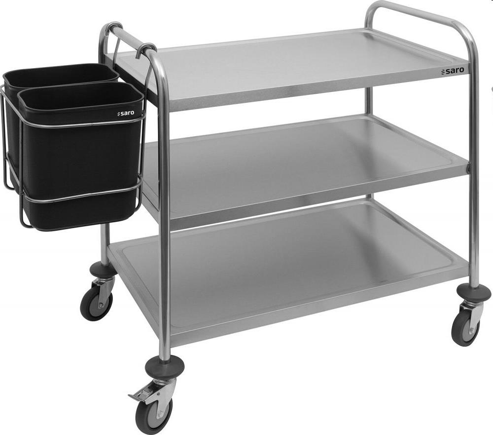 Afvalverzamel bakken, serveerwagen model AB 2, Saro