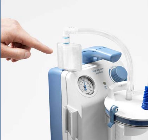 Accessoires, Uitzuigapparatuur, Bacterie en Overflow filter, Medela