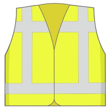 Veiligheidshesje, Onbedrukt