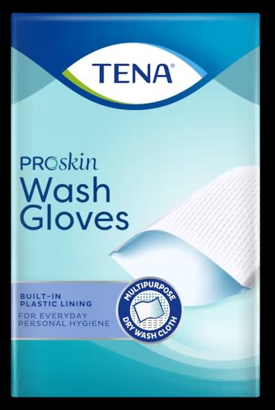 TENA, Soft Wipe, Disposables Droog Washandje