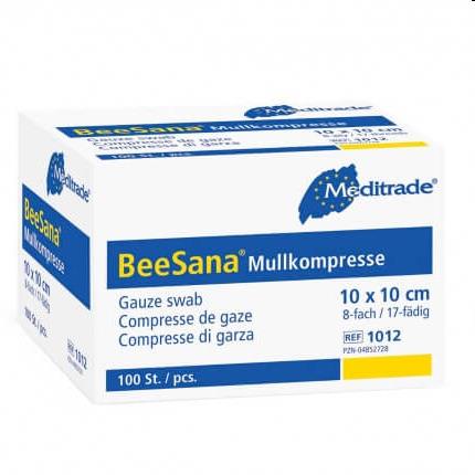 Non Woven Gaasje, Steriel , 6 Laags, Huismerk