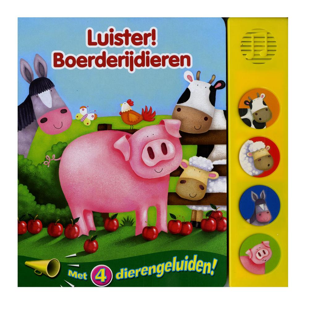 Speelgoed, Boek, Geluidenboek, Boerderijdieren