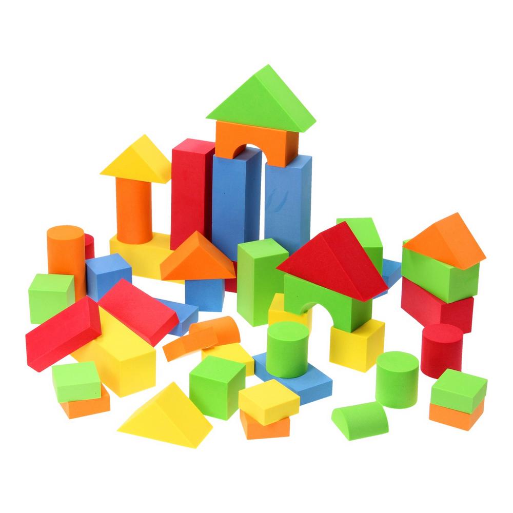 Speelgoed, Foam, Bouwblokken Foam, 44 delig