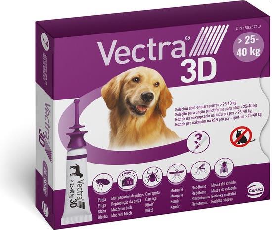 Anti teken en vlooiendruppels hond, Vectra