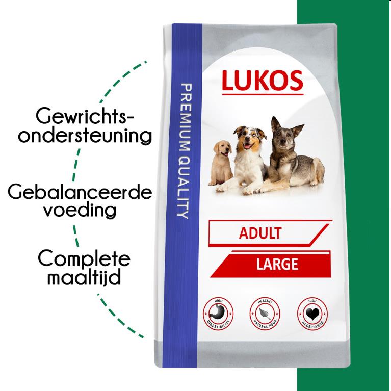 Dierenvoeding, Adult Large Premium, Lukos