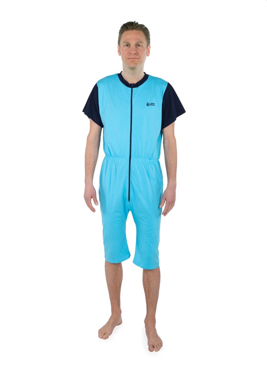 * Patientenoverall, Hansop, Jersey, korte pijp, korte mouw, 4 Care 