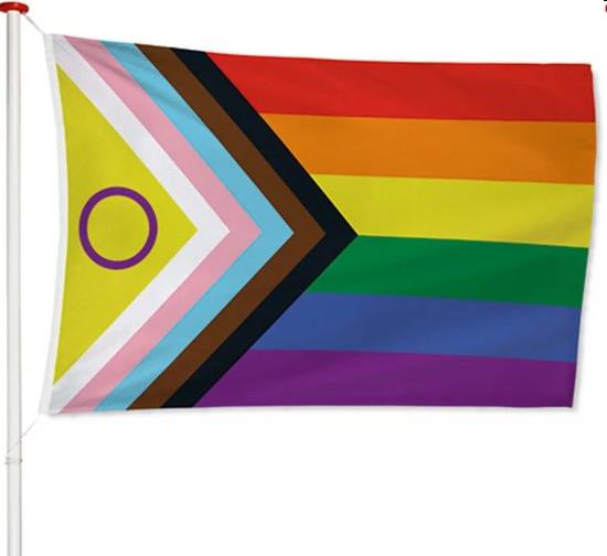 Vlag, Regenboogvlag, Pride Vlag voor vlaggenmast