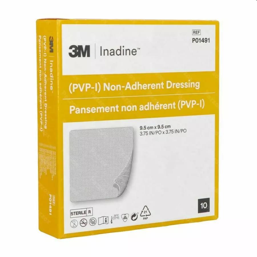 Zalfgaas, Inadine, Antibacterieel, 3M