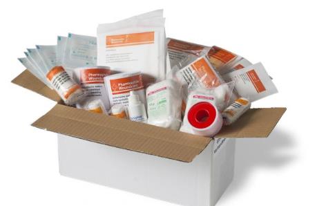 EHBO, Losse vulling verbandtrommel B